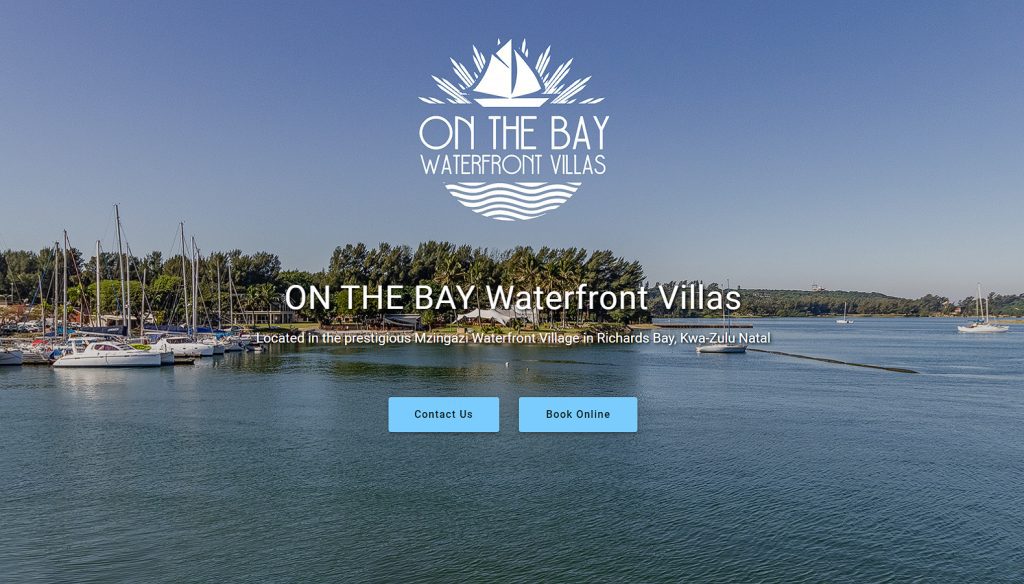 Richards Bay waterfront Tuzi Gazi harbour holiday accommodation website design and development