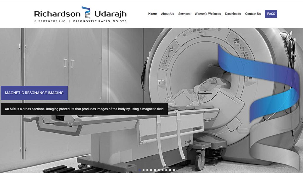 Radiology, radiologist practice x-ray website design and development