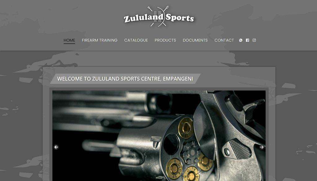 Firearm, gun training and sports website design and development